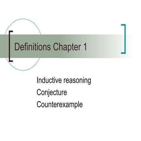 Definitions Chapter 1