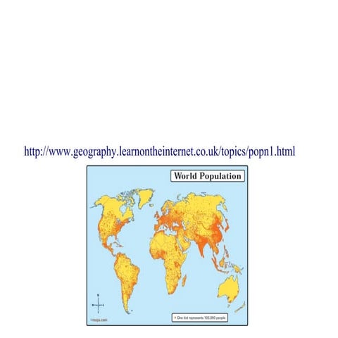 Definitions on settlement and population slide show