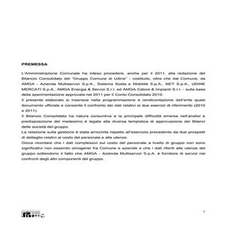 Bilancio Consolidato 2011 del “Grup...