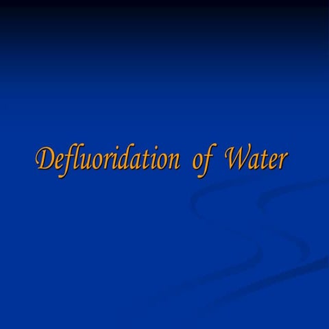 Defluoridation  of water.pdf