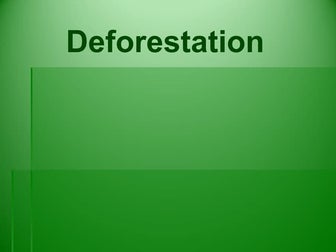 Deforestation