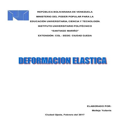 Deformacion elastica 