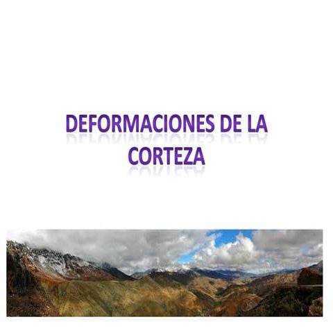 Deformaciones de la corteza