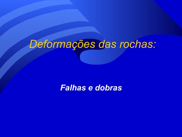 DeformaçõEs Das Rochas