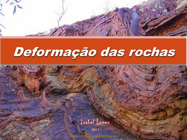 Deformação das rochas