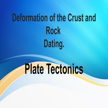 Deformation of the Crust and Rock.pptx earth and life