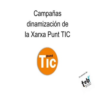 Presentacion campañas Punt TIC 2014