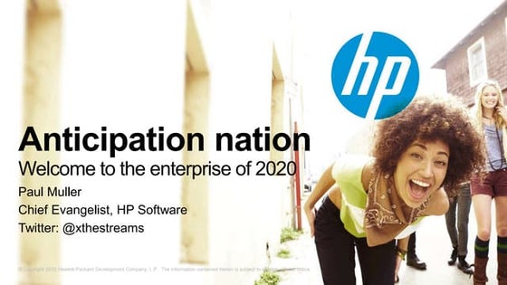 Defrag 2012: anticipation nation 2020 