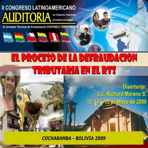 El proceso de la defraudación tributaria diapositivas | PDF