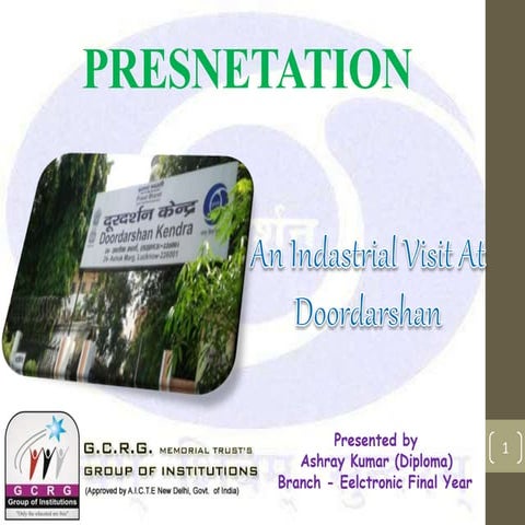 SUMMER TRAINING ON DOORDARSHAN {PPT]