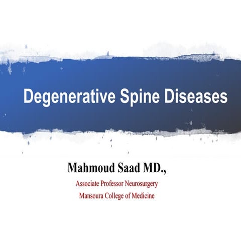 Degenerative Spine Diseases.ppt