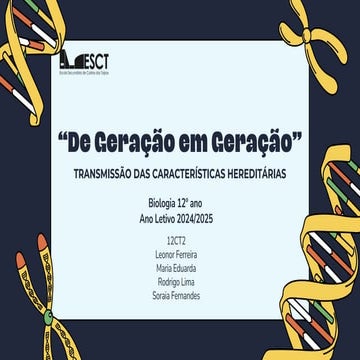 Transmissão das Características Hereditárias: De Mendel a Hemofilia | PDF