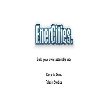 Games For Change 2011 - EnerCities