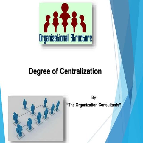 Degree of centralization