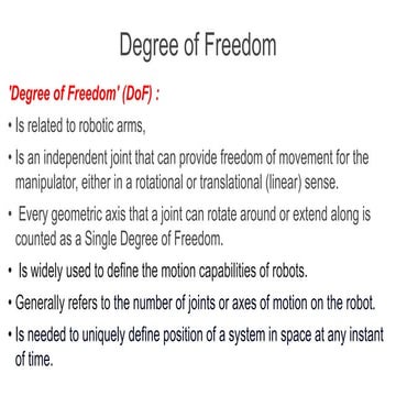 Degrees of freedom for the robots 1.pptx