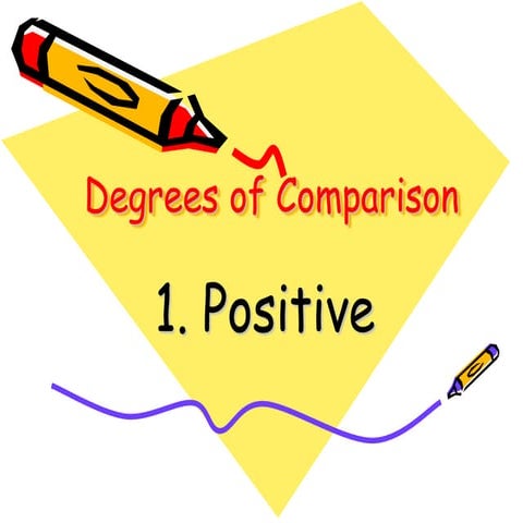 Degrees of comparison