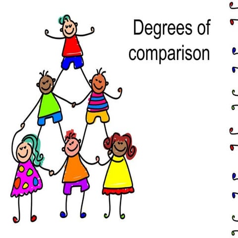 english material degrees of comparison using for secondary students