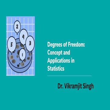 Degrees of Freedom : Concept and Applications in Statistics