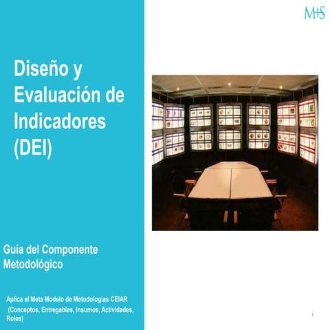Guía para el Diseño y Evaluación de Indicadores de Gestión. | PPTX