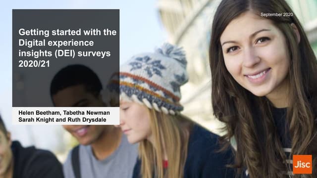 Getting started with your 2020/21 digital experience insights surveys