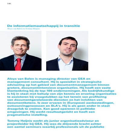 De informatiemaatschappij in transitie 