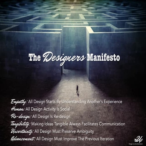 The Deisgners Manifesto