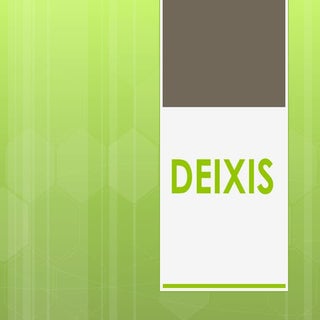 Deixis