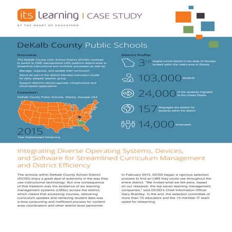 DeKalb County Public Schools LMS Case Study