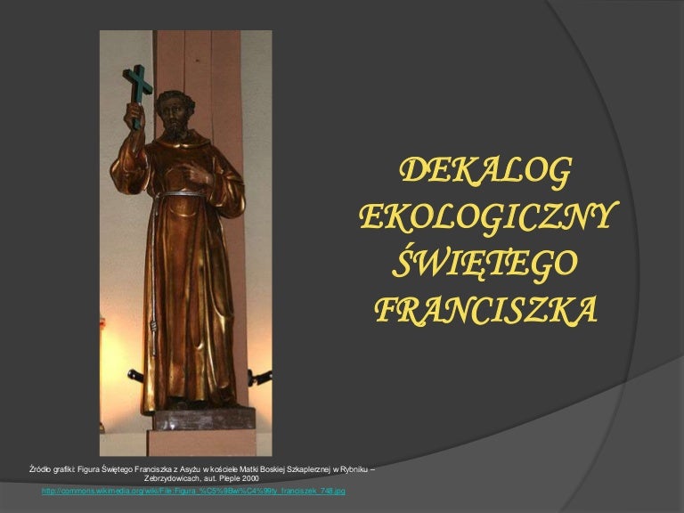 Dekalog Sw Franciszka