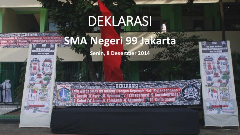 Deklarasi Sman 99 Deklarasi Sman 99