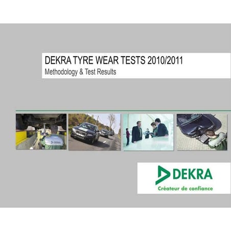 Dekra tread wear methodology and results