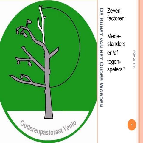 De Kunst Van Het Ouder Worden | PPTX