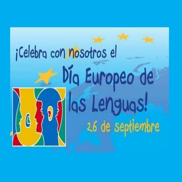 DIA EUROPEO DE LAS LENGUAS