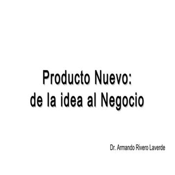 De la idea al negocio
