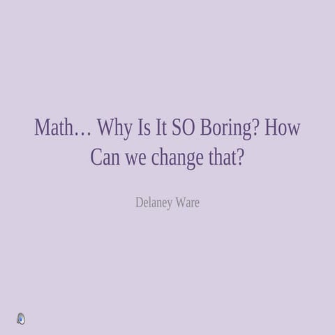 Delaney Ware's Presentation