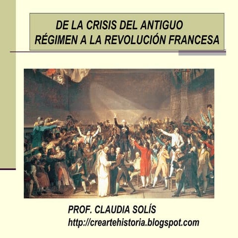 Del Antiguo Régimen a la Revolución Francesa power point