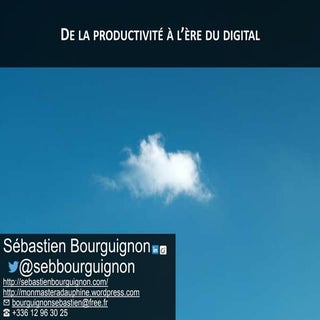 De la productivité à l’ère du di...