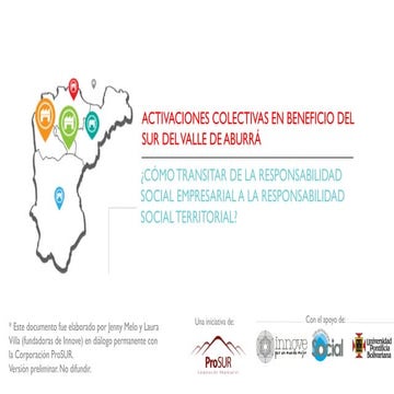 De la Responsabilidad Social Empresarial a la Responsabilidad Social Territor...