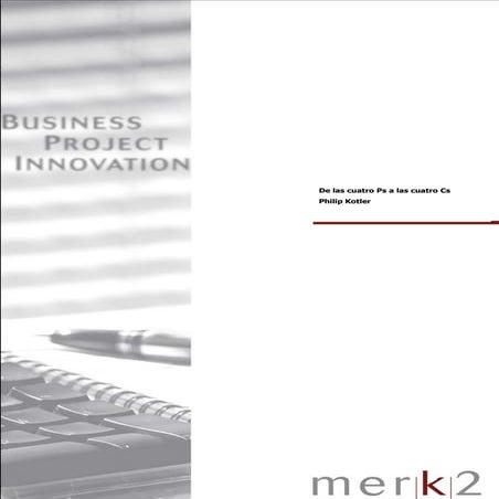 De las cuatro ps a las cuatro cs