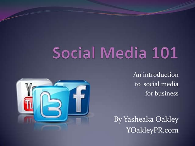 Social Media 101