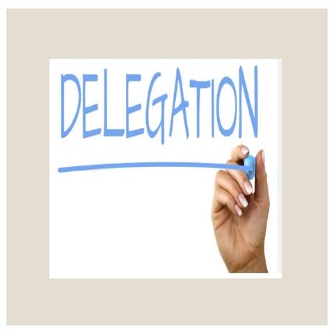 Delegation in Nursing-VI th semester B.Sc Nursing.