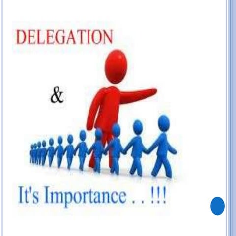 Delegation and its importance