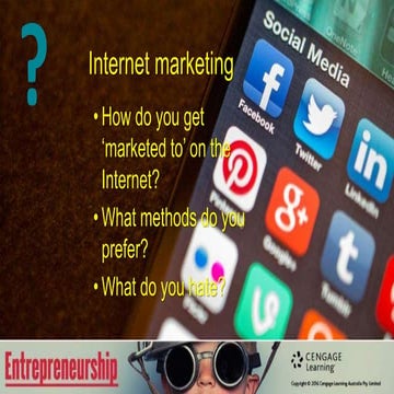 Marketing for entrepreneurial ventures