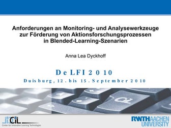 Anforderungen an Monitoring- und Analysewerkzeugezur Foerderung von Aktionsf...