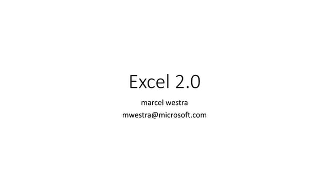 PowerPivot and PowerQuery