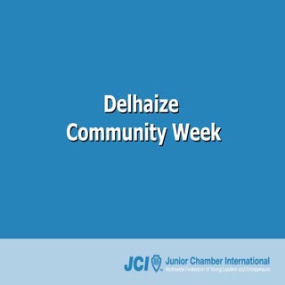 Delhaize Community Week JCI Namur