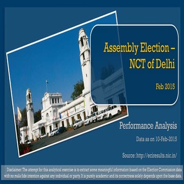Delhi Assembly Elections 2015 - Performance Analysis