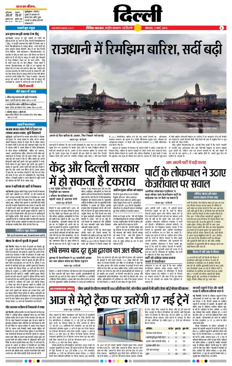 Delhi city news in hindi