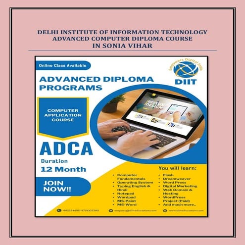 DELHI INSTITUTE OF INFORMATION TECHNOLOGY ADVANCED COMPUTER DIPLOMA COURSE.pdf