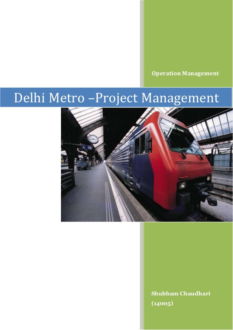Case study on bangalore metro rail project image
